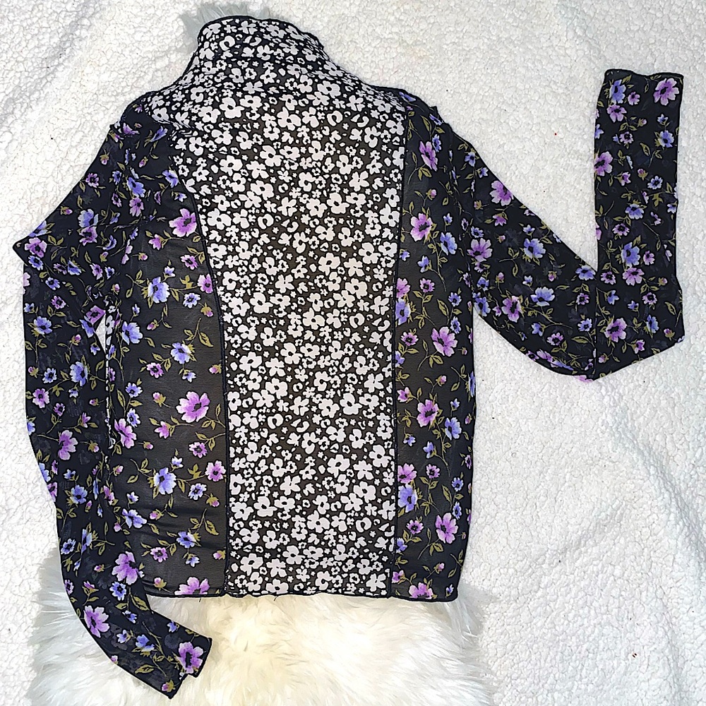 Forever21, medium, sheer, floral print